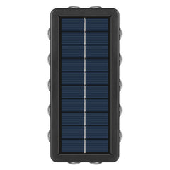 Lampa Solara, Practicpentrucasa, 8+4 LED, Lumina Alba/Calda, din ABS+PC, 8 x 17.7 x 3.7 cm, Negru