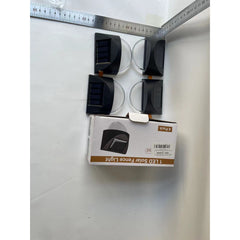 Aplica solara LED Practicpentrucasa, ABS/Policarbonat, rezistent la apa IP65, 1 LED, pentru gradina, casa, balcon, terasa, 1.2V, 600mah, 8.8 x 8.5 cm, alb rece