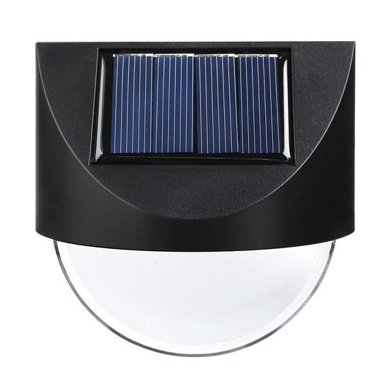 Aplica solara LED Practicpentrucasa, ABS/Policarbonat, rezistent la apa IP65, 1 LED, pentru gradina, casa, balcon, terasa, 1.2V, 600mah, 8.8 x 8.5 cm, alb rece