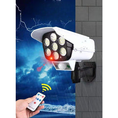 Camera de supraveghere falsa, incarcare solara, 77 LED-uri, senzor de miscare, Practicpentrucasa