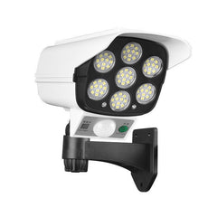 Camera de supraveghere falsa, incarcare solara, 77 LED-uri, senzor de miscare, Practicpentrucasa