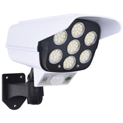 Camera de supraveghere falsa, incarcare solara, 77 LED-uri, senzor de miscare, Practicpentrucasa