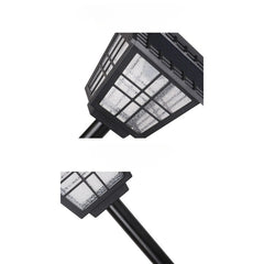 Lampa solara de tip stalp pentru gradina, Practicpentrucasa, Alb Rece