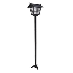 Lampa solara de tip stalp pentru gradina, Practicpentrucasa, Alb Rece