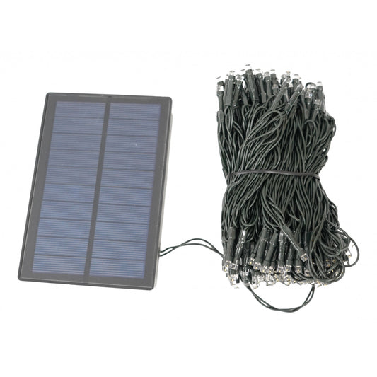 Instalatie Craciun, 22 metri, 200 de LED-uri, Multicolor, cu energie solara, liniar, interior/exterior, Practicpentrucasa