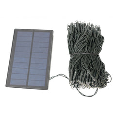 Instalatie Craciun, 22 metri, 200 de LED-uri, Multicolor, cu energie solara, liniar, interior/exterior, Practicpentrucasa