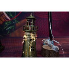 Instalatie Craciun, 5 metri, 50 de LED-uri, alb cald, cu energie solara, fir de cupru, liniar, interior/exterior, Practicpentrucasa