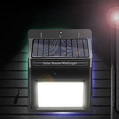 Lampa cu incarcare solara si senzor de miscare pentru exterior, 20 LED cu distanta de inductie, montaj pe perete, fara cabluri, Practicpentrucasa
