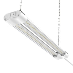 Lampa dubla pentru cresterea plantelor Practicpentrucasa, 50 cm, T5, tehnologie LED, nu afecteaza plantele, potrivit pentru intregul ciclu de crestere, lumina alb calda