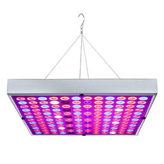 Lampa LED 45W Practicpentrucasa, pentru cresterea plantelor in interior, 225 de leduri, 165 leduri rosii, 60 albastre, 30 x 30 cm, multicolor