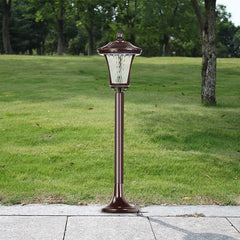 Lampa solara cu prindere in pamant, Practicpentrucasa, inaltime 65 cm, Alb Rece