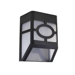 Lampa solara cu senzor Geometric, IP65, Lumina Alb cald, Practicpentrucasa