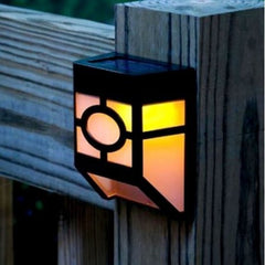 Lampa solara cu senzor Geometric, IP65, Lumina Alb cald, Practicpentrucasa