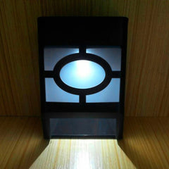 Lampa solara cu senzor Geometric, IP65, Lumina Alb rece, Practicpentrucasa