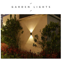 Lampa solara LED bidirectionala bicolora Practicpentrucasa, comutator culoare led, IP65, rezistent la apa, baterie 1.5 V, 400mah, 2 LED-uri, 13.5 x 9 cm, material ABS, multicolor