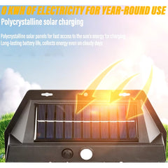 Lampa Solara LED Decorativa de Perete, Practicpentrucasa, pentru Exterior, Suspendata, 800mAh, 15x13x6 cm, Neagra