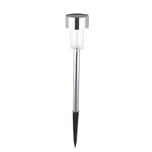 Lampa solara Led decorativa pentru gradina, Argintie, Practicpentrucasa, Lumina Multicolor