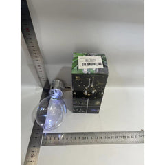 Lampa Solara LED Decorativa sub forma de Bulb, pentru exterior, suspendata, IP65, Ultron Transparent, lumina rece, Practicpentrucasa