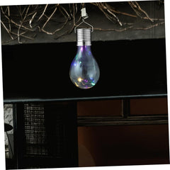 Lampa Solara LED, Practicpentrucasa, Model Bec, pentru Exterior, IP65, Lumina Multicolora, Transparent