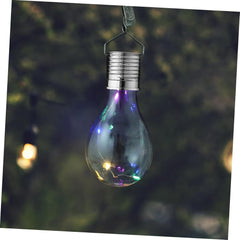 Lampa Solara LED, Practicpentrucasa, Model Bec, pentru Exterior, IP65, Lumina Multicolora, Transparent