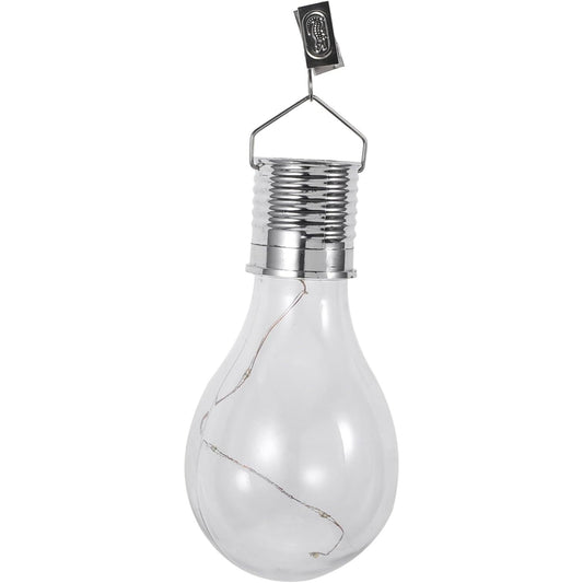 Lampa Solara LED, Practicpentrucasa, Model Bec, pentru Exterior, IP65, Lumina Multicolora, Transparent
