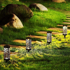 Lampa solara LED Practicpentrucasa, tip felinar cu acoperis, pentru gradina, inaltime 30.2 cm, putere 0.2W, 1.2V, 600mAh, alb cald