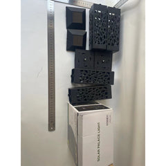 Lampa solara LED Practicpentrucasa, tip felinar cu acoperis, pentru gradina, inaltime 30.2 cm, putere 0.2W, 1.2V, 600mAh, alb rece