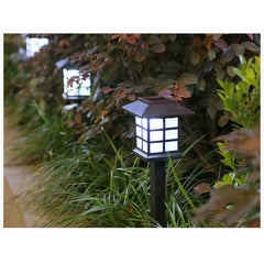 Lampa solara Led pentru gradina, Tip felinar, Practicpentrucasa, Alb rece