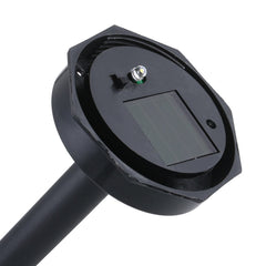 Lampa solara LED, Sferica, Tip Glob Practicpentrucasa, Diametru 10 cm, Alb cald