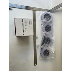 Lampa solara LED, sub forma de cerc, pentru gazon sau gradina, Rezistenta la apa, Practicpentrucasa, Alb cald