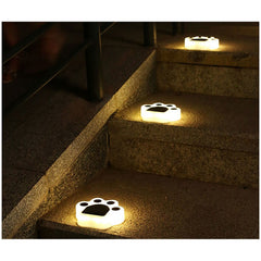 Lampa solara LED, Tip laba de urs, pentru gazon sau gradina, Rezistenta la apa, Practicpentrucasa, Alb cald