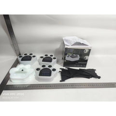 Lampa solara LED, Tip laba de urs, pentru gazon sau gradina, Rezistenta la apa, Practicpentrucasa, Alb rece