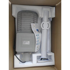 Lampa solara stradala Practicpentrucasa, IP65, senzor de lumina, 60 LED-uri SMD, 2250 lm, panou 25W, putere 200W, autonomie 12-16 ore, telecomanda, montare prin fixare, pentru strada sau gradina, finisaj mat, material ABS,  51.5 x 21 x 7.5, gri