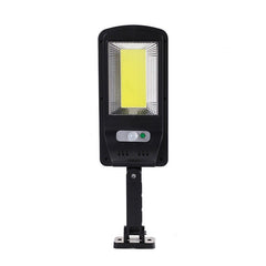 Lampa Solara De Exterior LED Practicpentrucasa, 36 cm x 11.5 cm, 2400Lumeni 100 COB LED 20 W - echivalent 160 W bec incadescent, IP65, Senzor de Miscare, Senzor de Lumina, 1 Grila, Alb Rece
