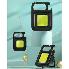 Lanterna de buzunar tip breloc, 30 LED-uri, incarcare prin usb Type C, pentru exterior, camping, alpinism, ciclism, Practicpentrucasa