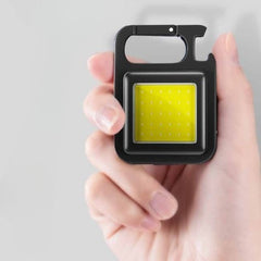 Lanterna de buzunar tip breloc, 30 LED-uri, incarcare prin usb Type C, pentru exterior, camping, alpinism, ciclism, Practicpentrucasa