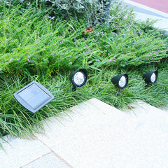 Lampa solara de tip decoratiune pentru gradina, Practicpentrucasa, model 3 felinare, alb rece