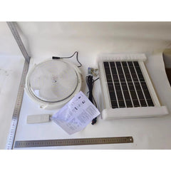 Plafoniera solara Practicpentrucasa, 200 W, diametru 320 MM, cu telecomanda, Lungime prelungitor: 4.6 m, alb rece