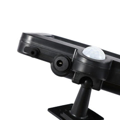 Lampa solara Practicpentrucasa cu senzor de miscare, 108 COB LED, 2 grile, ip65, negru