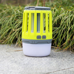 Lampa UV antiinsecte Practicpentrucasa, anti muste, anti tantari, Conectare la priza prin USB, portabil, 3.7 V, 200 lumeni, 8.5 x 13.3 cm, Verde