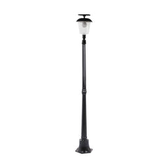 Lampa solara de tip stalp pentru gradina, Practicpentrucasa, Alb Cald