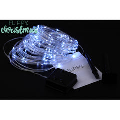 Instalatie luminoasa de Craciun tip furtun luminos, 100 LED-uri, 12 metri lungime, 8 programe, 2 metri prelungitor, sarma din cupru, incarcare solara, alb rece, Practicpentrucasa