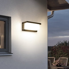 Aplica Solara De Exterior LED Practicpentrucasa,  13.5 cm x 8 cm, 150 Lumeni 60 LED 18W,  IP65, 3 trepte de lumina, Senzor de Lumina, FORMA ARC, Alb Rece