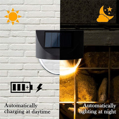 Aplica solara LED Practicpentrucasa, ABS/Policarbonat, rezistent la apa IP65, 1 LED, pentru gradina, casa, balcon, terasa, 1.2V, 600mah, 8.8 x 8.5 cm, alb cald