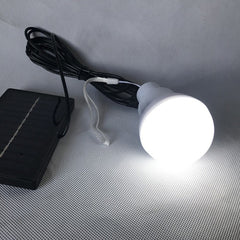 Bec portabil cu panou solar Practicpentrucasa, pentru camping, utilizare exterior/interior, 3.6V, 400 mAh, 6.2 x 10 cm, alb rece