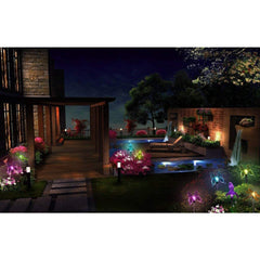 Set 3 Lampi Solare LED tip pasare-fluture-libelula, Inaltime 43 cm, Practicpentrucasa, Multicolor
