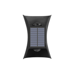 Lampa solara LED bidirectionala bicolora Practicpentrucasa, comutator culoare led, IP65, rezistent la apa, baterie 1.5 V, 400mah, 2 LED-uri, 13.5 x 9 cm, material ABS, multicolor