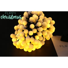 Instalatie Lumini Gradina, 22 metri, 200 de LED-uri cu ornament tip Bulb, 8 jocuri de lumini alb cald, cu energie solara, liniar, interior/exterior, Practicpentrucasa