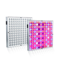 Lampa LED 45W Practicpentrucasa, pentru cresterea plantelor in interior, 225 de leduri, 165 leduri rosii, 60 albastre, 30 x 30 cm, multicolor