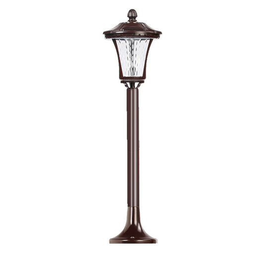 Lampa solara cu prindere in pamant, Practicpentrucasa, inaltime 65 cm, Alb Rece